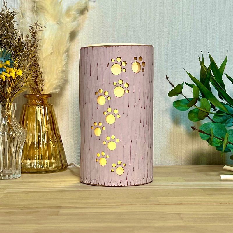 bamboo lamp pad pink - Lighting - Wood Pink