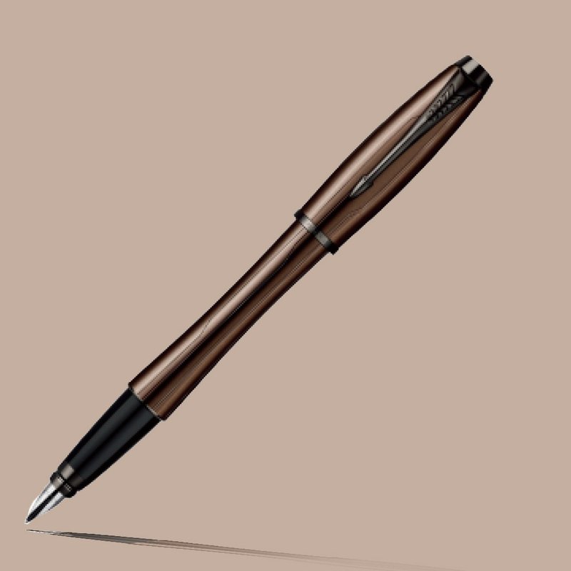 Parker Urban Fashion Circuit Pattern (Brown) Ball Pen - ปากกา - โลหะ สีนำ้ตาล