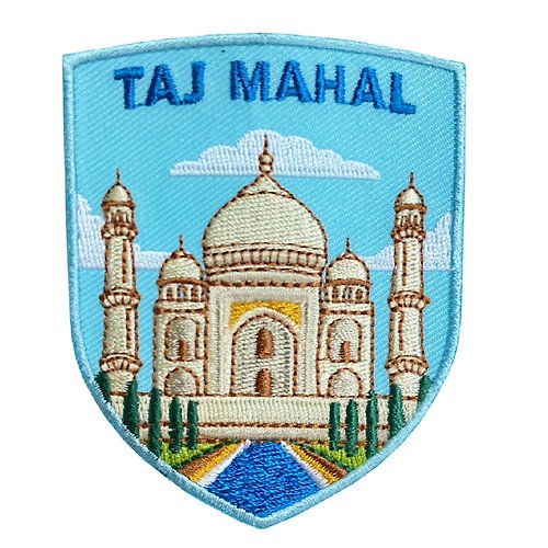 A-ONE 印度 泰姬瑪哈陵 背包 飛行夾克 燙布貼 刺繡袖標 地標電繡刺繡徽