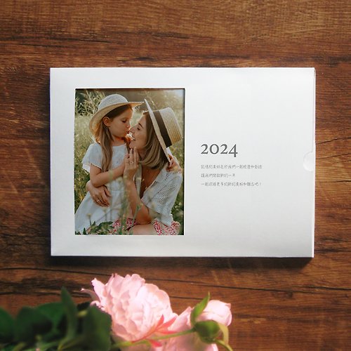 IGREAN艾綠繪 專屬回憶 客製化相片桌曆 2024年曆月曆 結婚週年紀念禮物