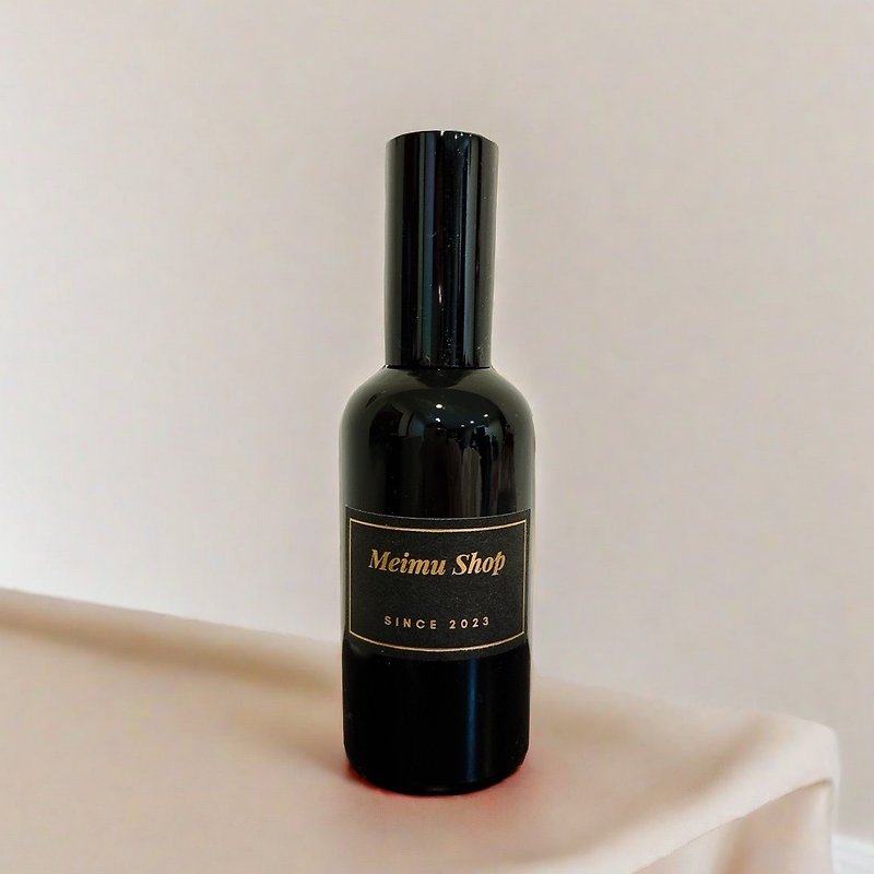Meimu プレミアムフレグランス フレグランススプレー 5つの香り - アロマ・線香 - ガラス ブラック