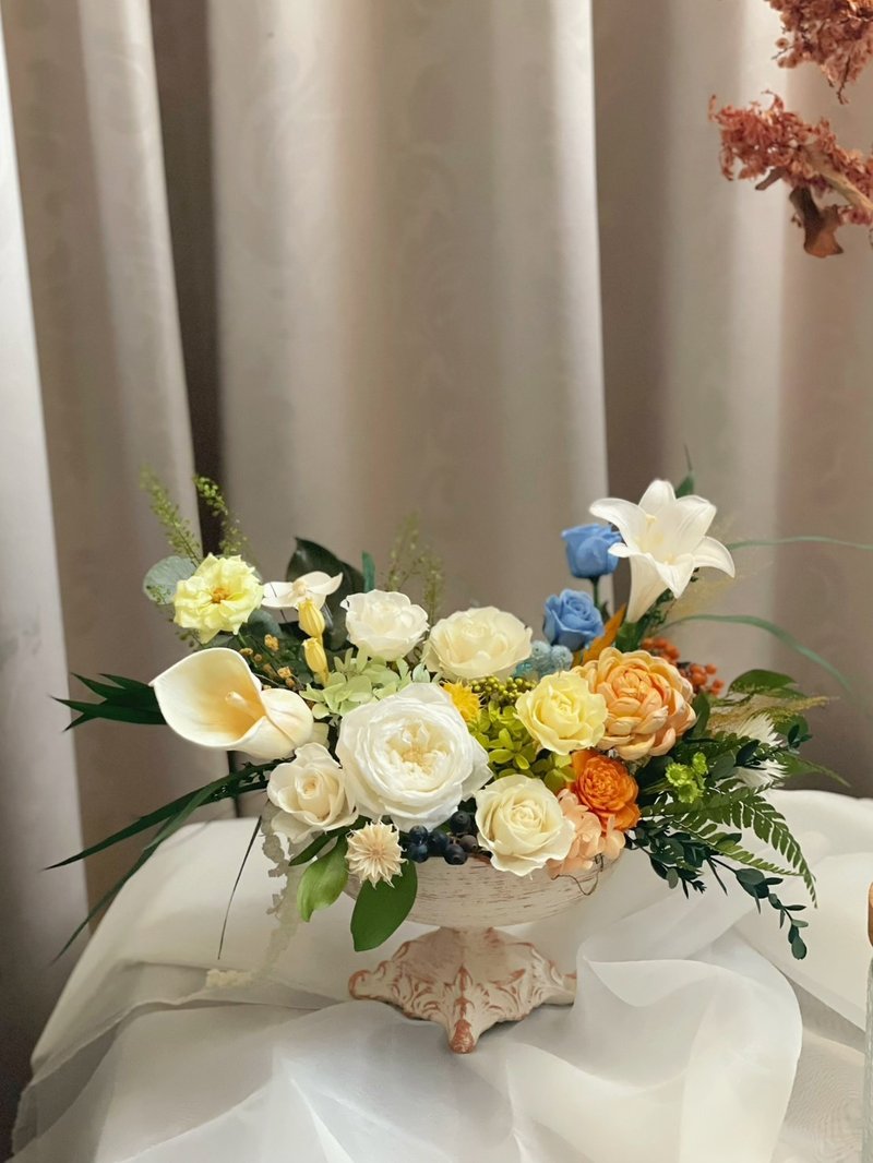 【永生花禮】春日遇見百合花禮/開幕花禮/升遷花禮/永生花禮 - 乾燥花/永生花 - 植物．花 多色
