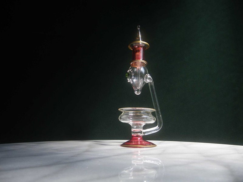 【老時光 OLD-TIME】早期二手中東玻璃香水瓶 - 擺飾/家飾品 - 其他材質 