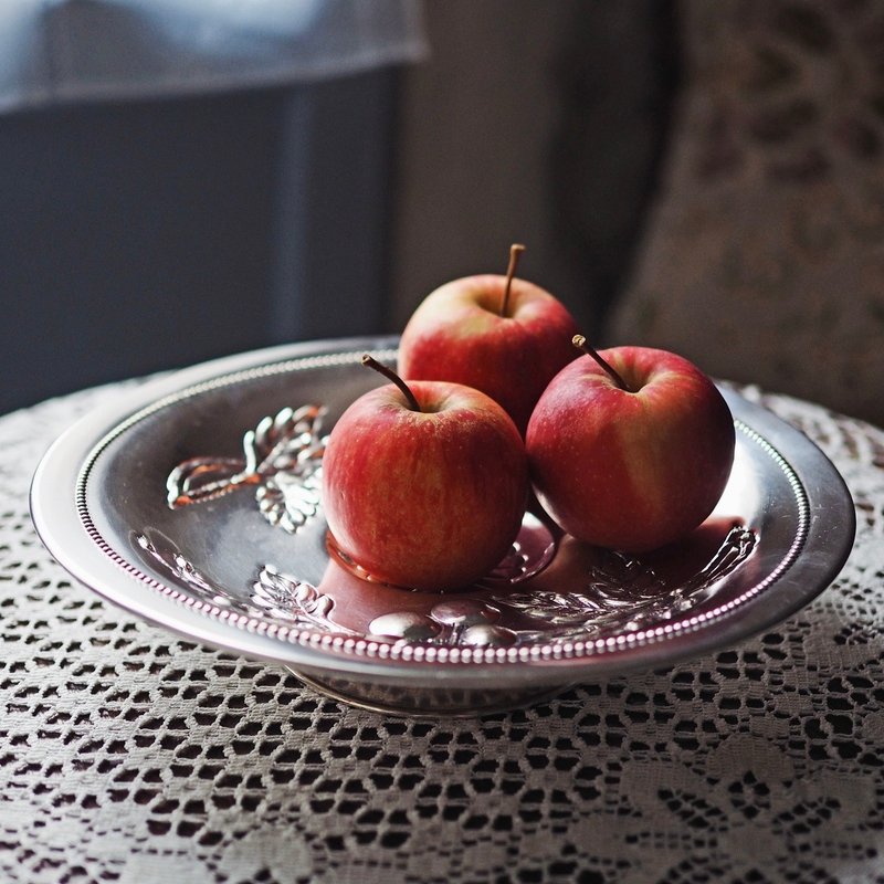 Late 19th century French antique Silver fruit stem - Plates & Trays - Other Metals Silver