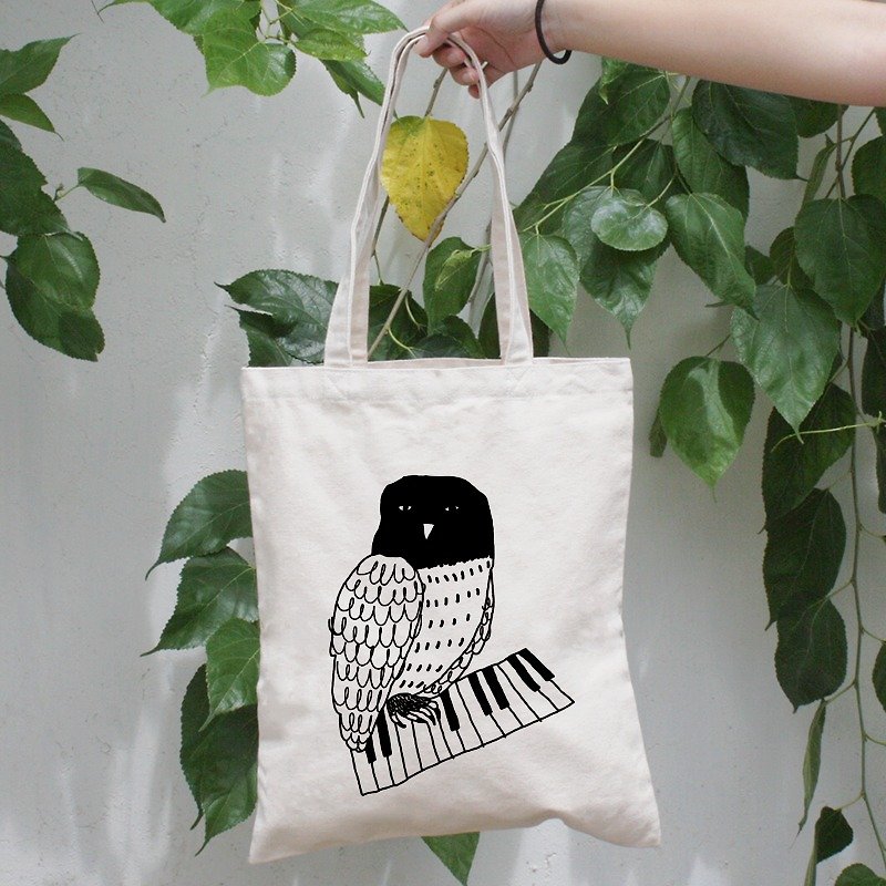 Shoulder bag-Piano keys - Messenger Bags & Sling Bags - Cotton & Hemp 