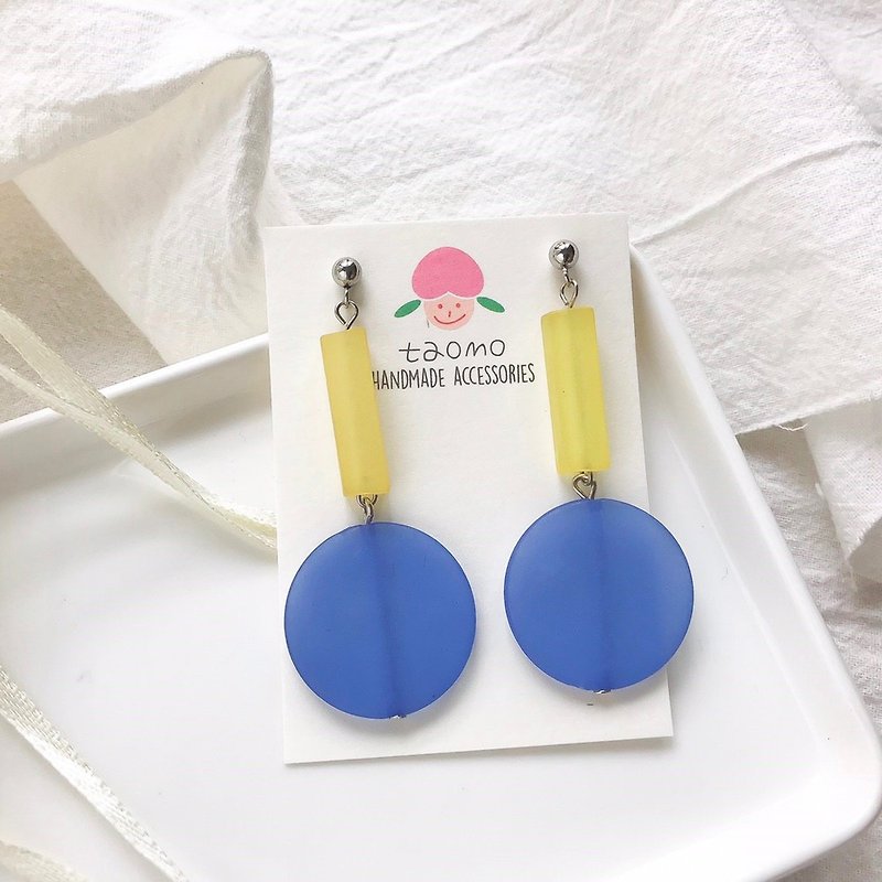 My cutest series-the upside down flower - Earrings & Clip-ons - Acrylic Multicolor