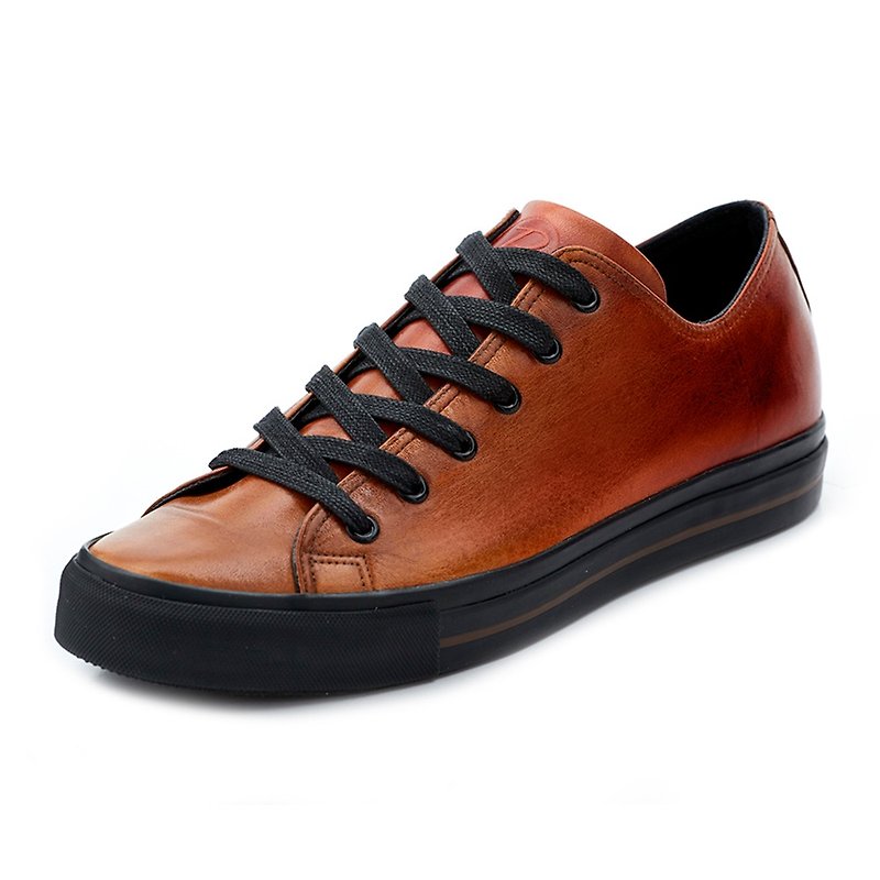 【PATINAS】NAPPA Sneakers – Cockburn Brown - Women's Casual Shoes - Genuine Leather Brown