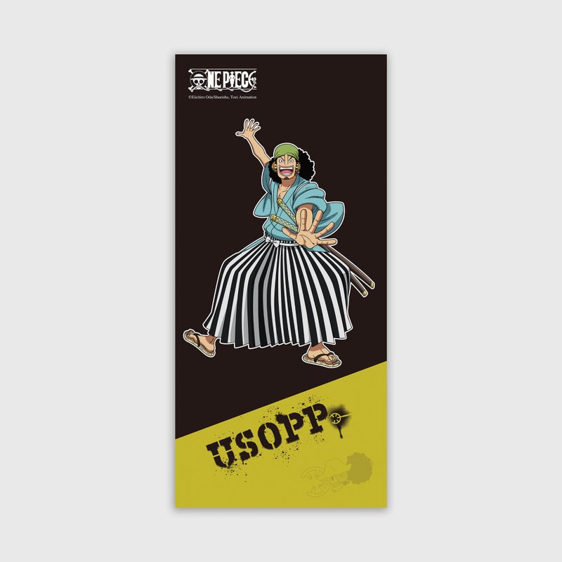 【ONE PIECE】海賊王官方授權周邊產品  海賊王角色系列毛巾 - 毛巾/浴巾 - 聚酯纖維 多色