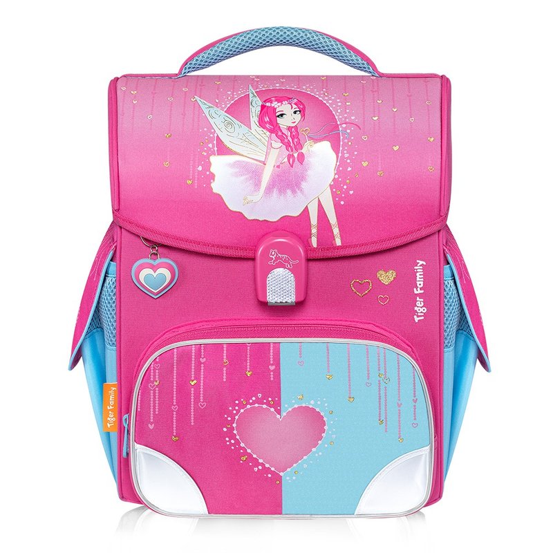 TigerFamily Little Scholar Ultra Lightweight Backpack Backpack-Neon Fairy - リュック・バックパック - 防水素材 ピンク