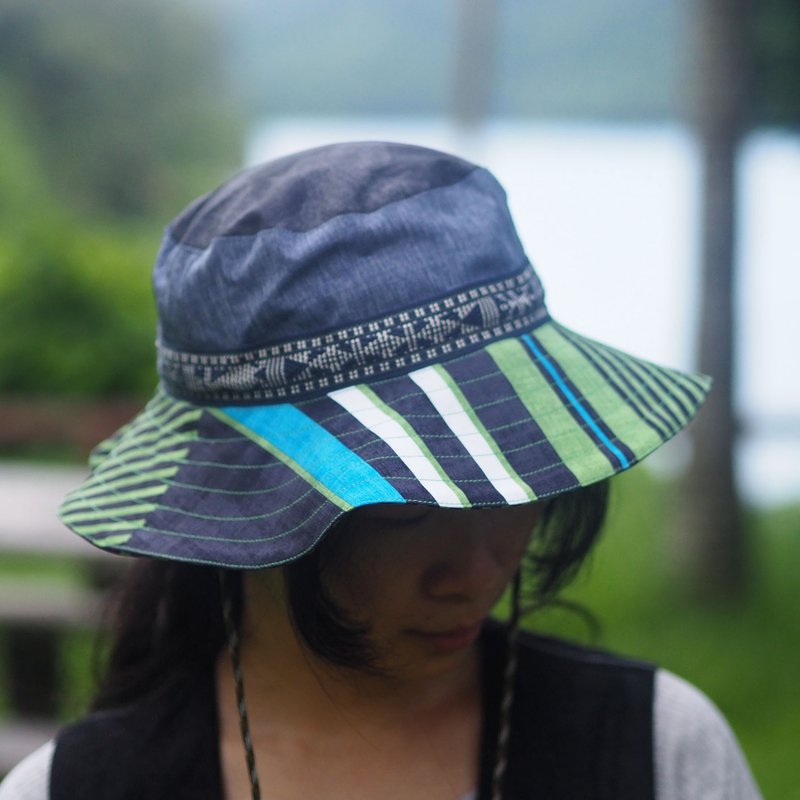 Scrap Bucket Hat Hiking Hat | Handmade in Hong Kong - Hats & Caps - Polyester 