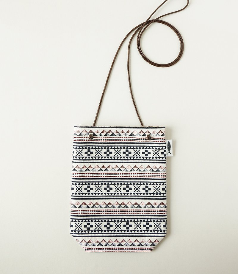 / Totem / angle corner wallet / cell phone pocket / minimalist outpack - Messenger Bags & Sling Bags - Cotton & Hemp Transparent