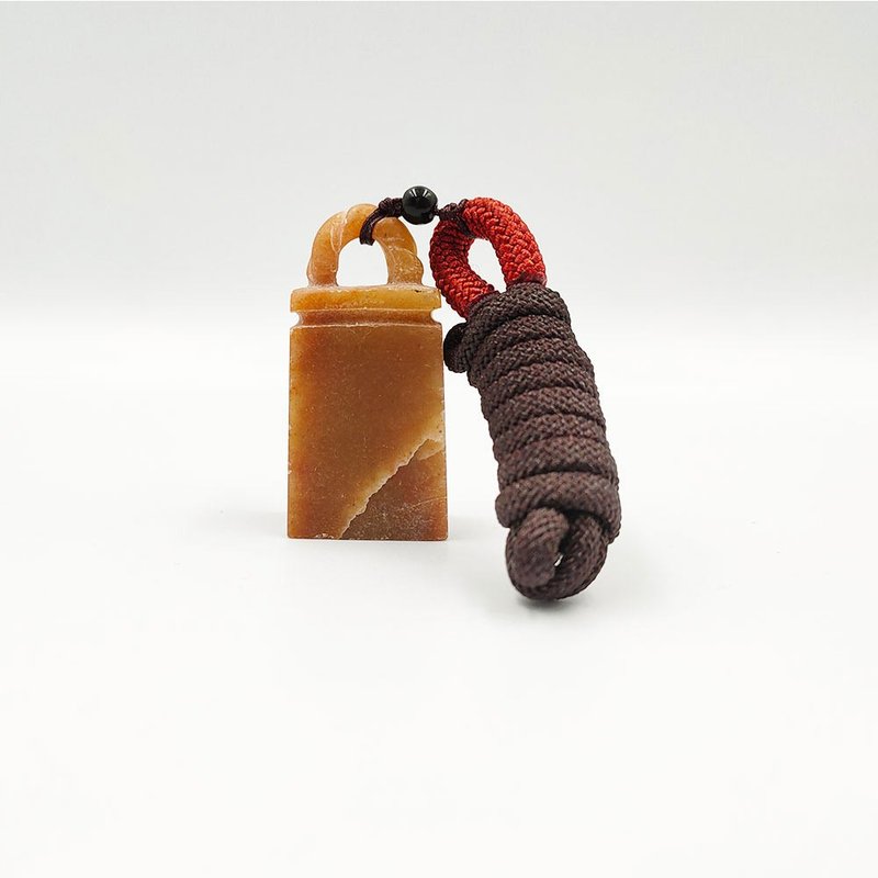 壽山石項鍊/吊飾-共2款 開運 擺件 小物 - 擺飾/家飾品 - 其他材質 咖啡色
