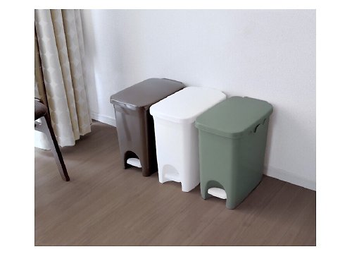 this-this 雜貨研究所 日本 SABIRO系列 腳踏式垃圾桶 20L - 三色可選
