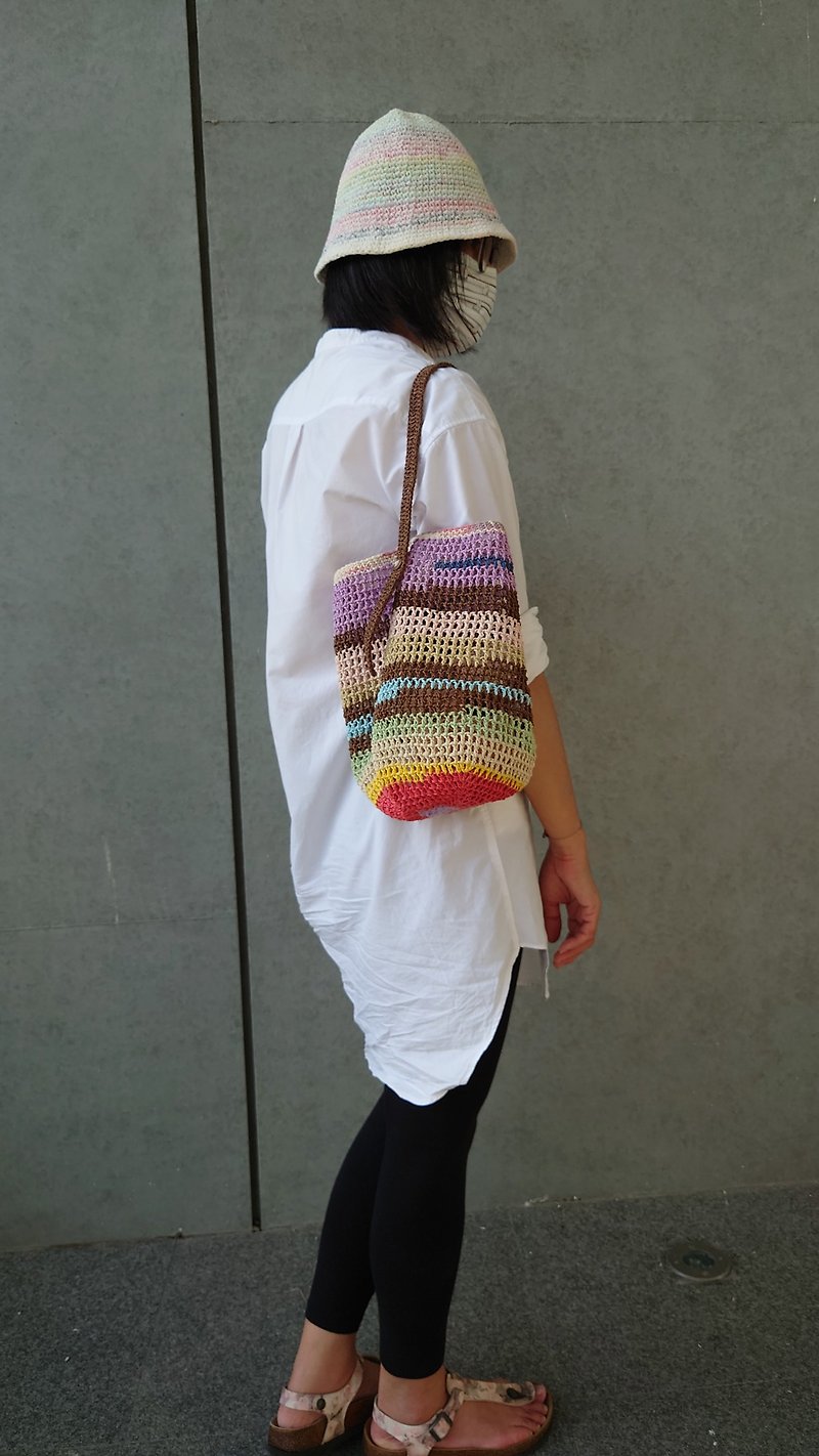 Woven bag~raffia woven~shoulder bag~handbag - Messenger Bags & Sling Bags - Paper 