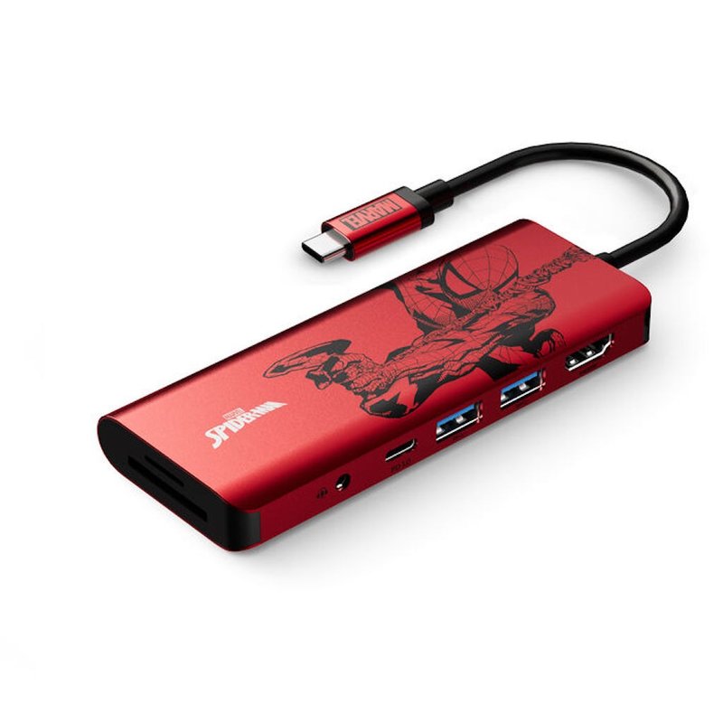 USB-C 7 合 1 高速多媒體集線器 (100W) (Marvel 系列)Spiderman - 電腦配件 - 其他材質 