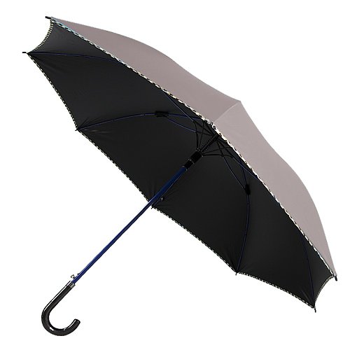TDN 【TDN】公爵冷酷傘 超大傘面黑膠自動直立傘防雷擊晴雨傘(岩石灰)