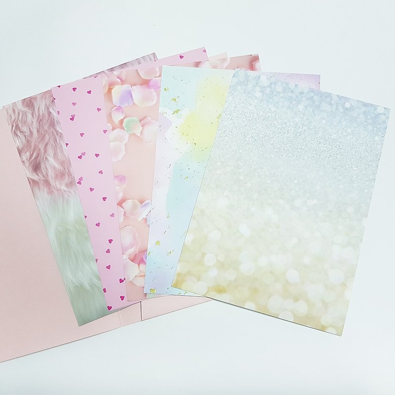 Marks Decora Photo Styling Sheet【Girly B (DCP-PSS01-D)】 - อื่นๆ - กระดาษ หลากหลายสี