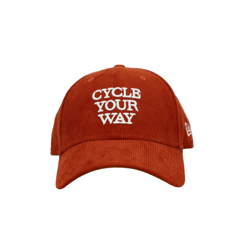 SEic × New Era 9FORTY 燈芯絨聯名帽 / 頂 - 帽子 - 棉．麻 橘色