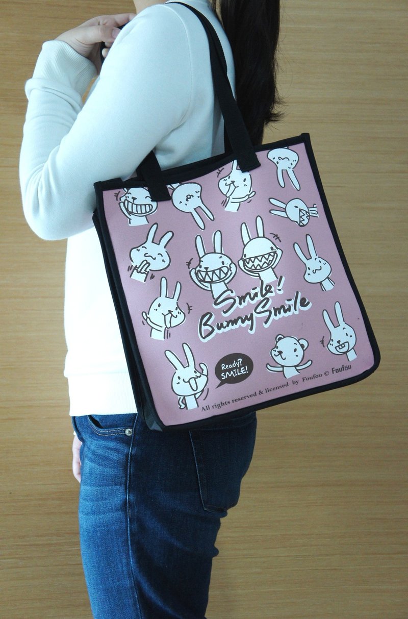 LE-200N la essence × Foufou コラボトートバッグ ウェットスーツ素材 台湾製 - トートバッグ・ハンドバッグ - 防水素材 