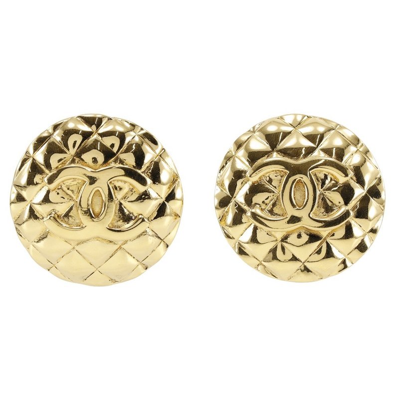 【日本直送】シャネル CHANEL ココマーク イヤリング マトラッセ 金メッキ 約37.5g レディース【中古】 - 耳環/耳夾/耳骨夾 - 其他金屬 金色