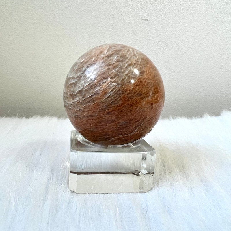 橙月亮石球 | 水晶 | 水晶球 | 水晶擺件 - 擺飾/家飾品 - 水晶 橘色