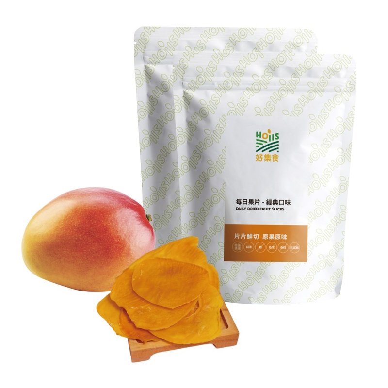 Dried mango value pack [Hoiis Haoji Food] No added sugar-free dried fruits made in Taiwan - ผลไม้อบแห้ง - วัสดุอื่นๆ สีเขียว