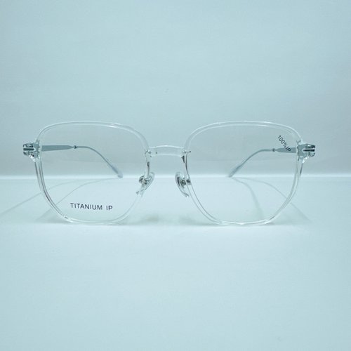 EGlasses。眼鏡物語 站內最高等級UV420濾藍光0度眼鏡│彈性鈦合金鏡框T22032-C3