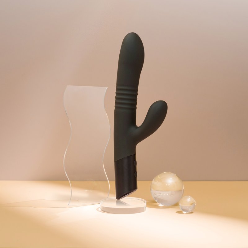 WINYI Pluto telescopic sprint massage stick - สินค้าผู้ใหญ่ - วัสดุอื่นๆ สีดำ