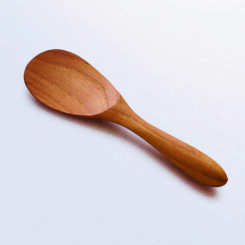柚木飯勺 - 廚具 - 木頭 咖啡色