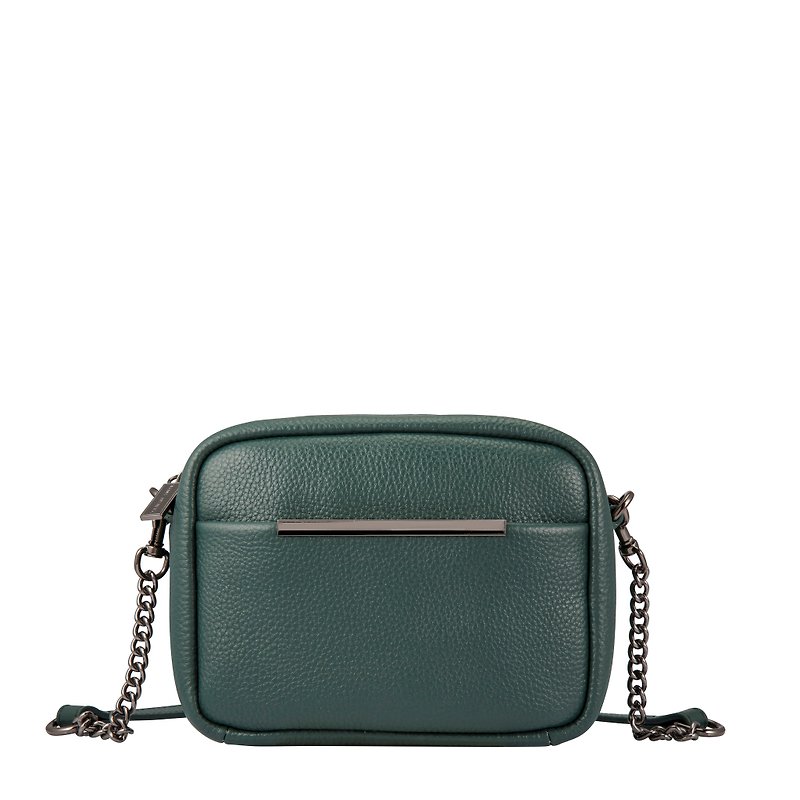 CULT BAG Chain Bag_Green /Green - Messenger Bags & Sling Bags - Genuine Leather Green
