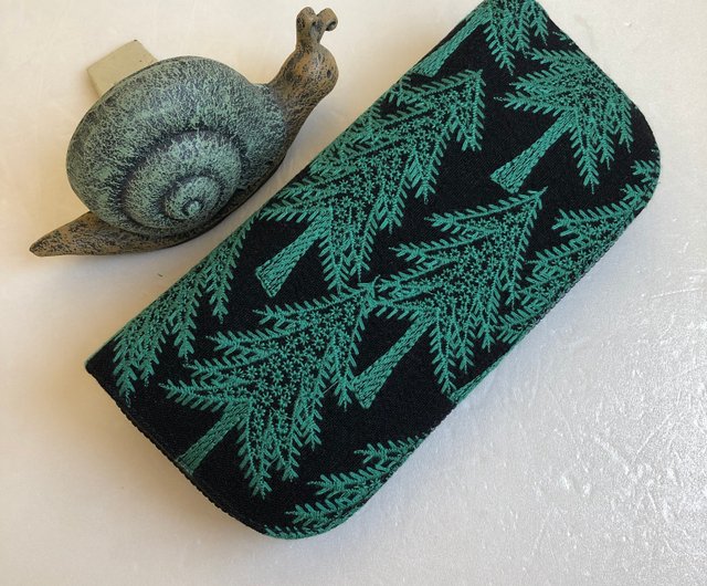 未使用品　ミナペルホネン　刺繍runrunrun生地　長財布　コインケースセット ミナペルホネン runrunrun beige ハンドメイド ポーチ 通帳