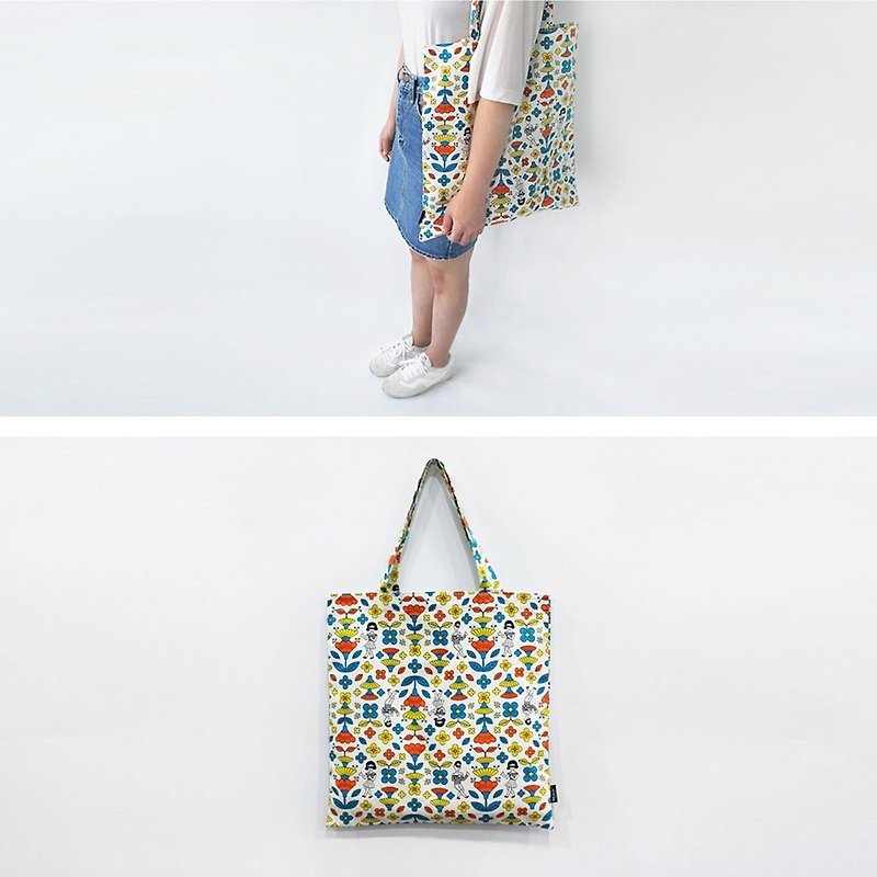 Huayang Boys and Girls Eco Bag - Messenger Bags & Sling Bags - Cotton & Hemp White