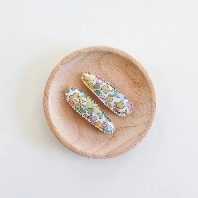 Josie Joan's Handmade Floral Fabric Hair Clip (S) - Sophie - Australia - Hair Accessories - Cotton & Hemp 