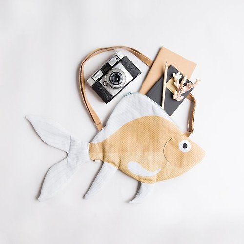 Japanese Sea Wasabi Goldfish Side Backpack | Don Fisher