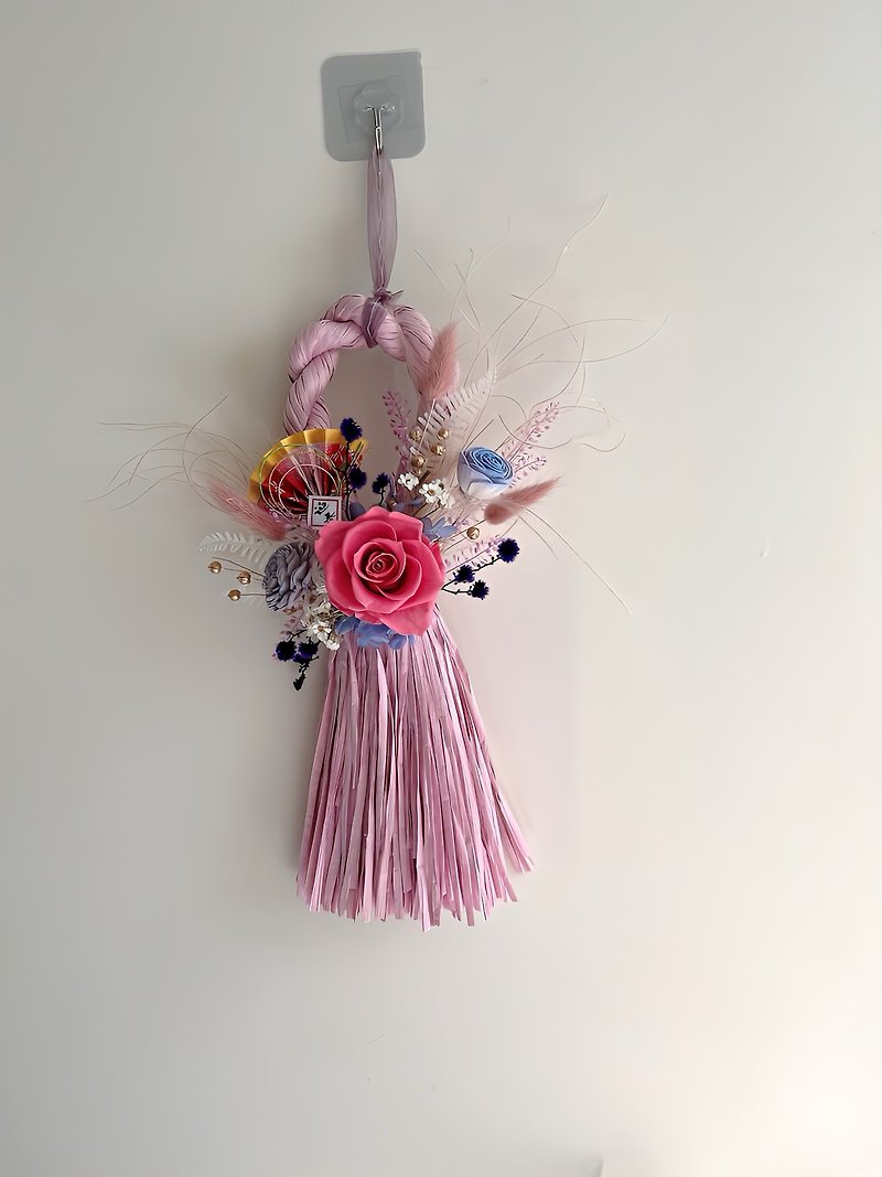 Prayer Notes with Rope - Dried Flowers & Bouquets - Plants & Flowers Pink
