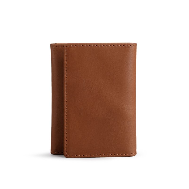 Lussoloop Barenia Leather Universal Card Wallet - Wallets - Genuine Leather Brown