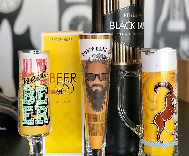 new RITZENHOFF & mug/6 beer total Shop RITZENHOFF Drinkware Bar in - German Pinkoi Glasses - BEER styles
