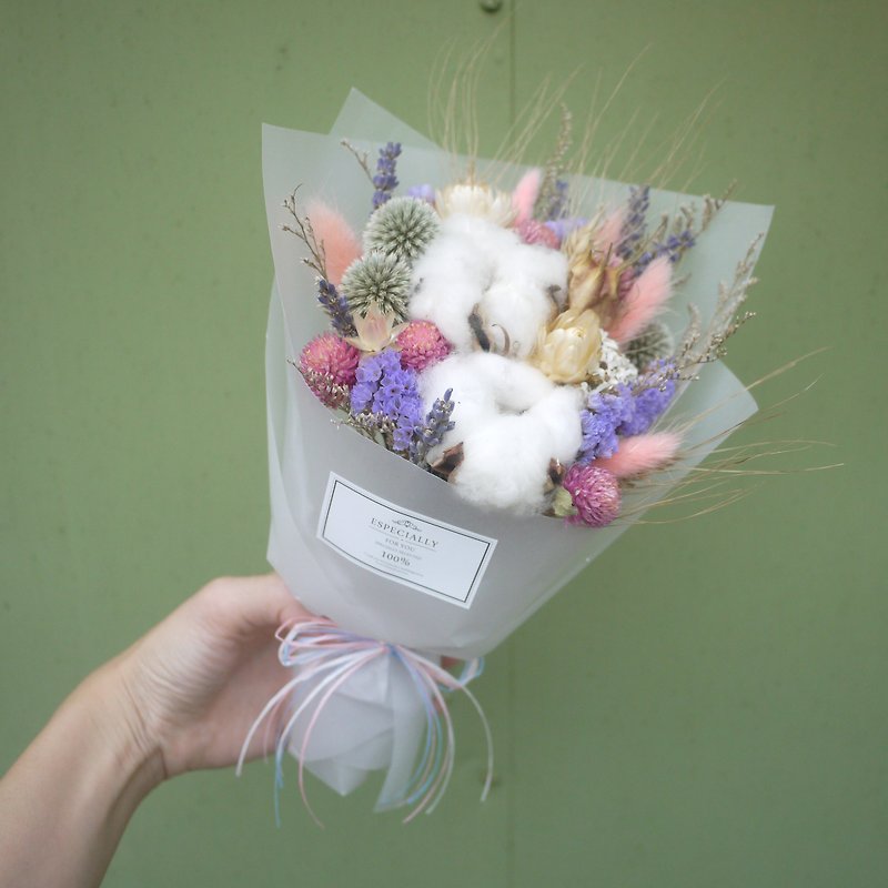 To be continued | Romantic Purple small bouquet of dried flowers Valentine's Day Limited - ตกแต่งต้นไม้ - พืช/ดอกไม้ 