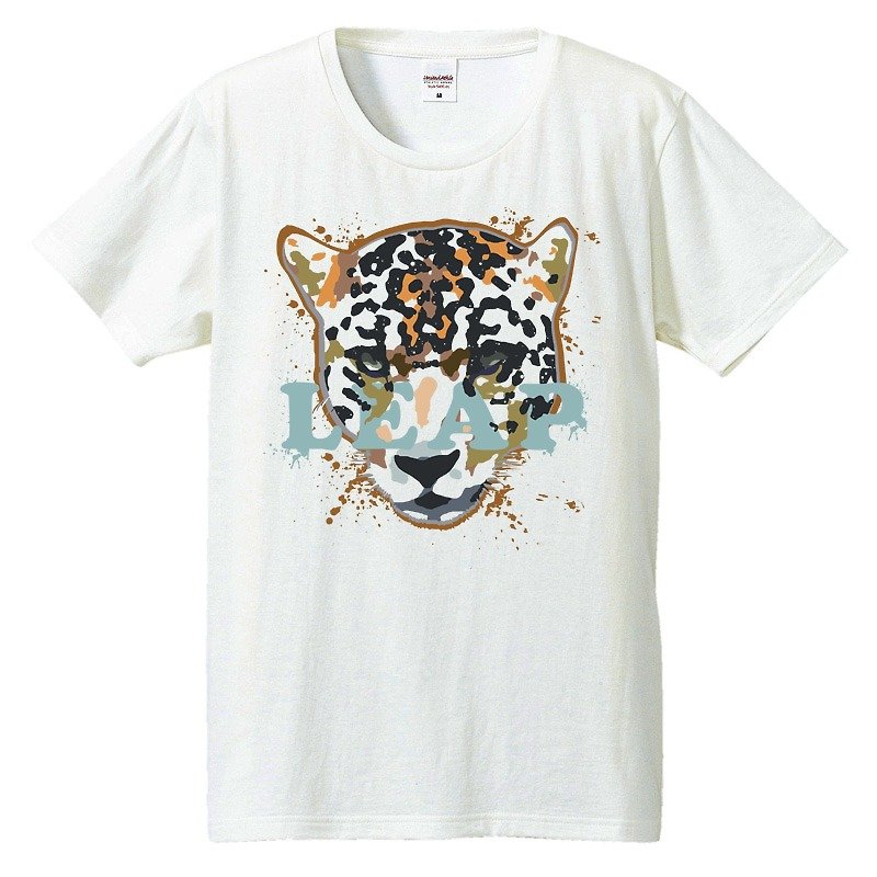 Tシャツ / LEAP - T 恤 - 棉．麻 白色