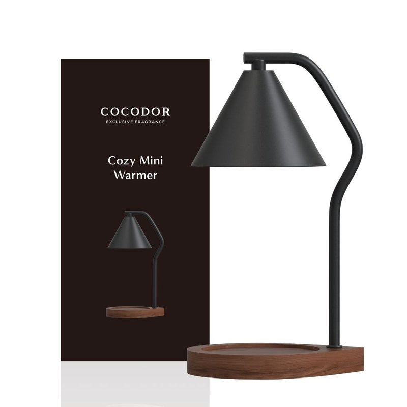 [New product launch] Cocodor-Dimmable Warm Wooden Seat Melting Candle Lamp-Black/White (candle not included) - Candles & Candle Holders - Other Metals White