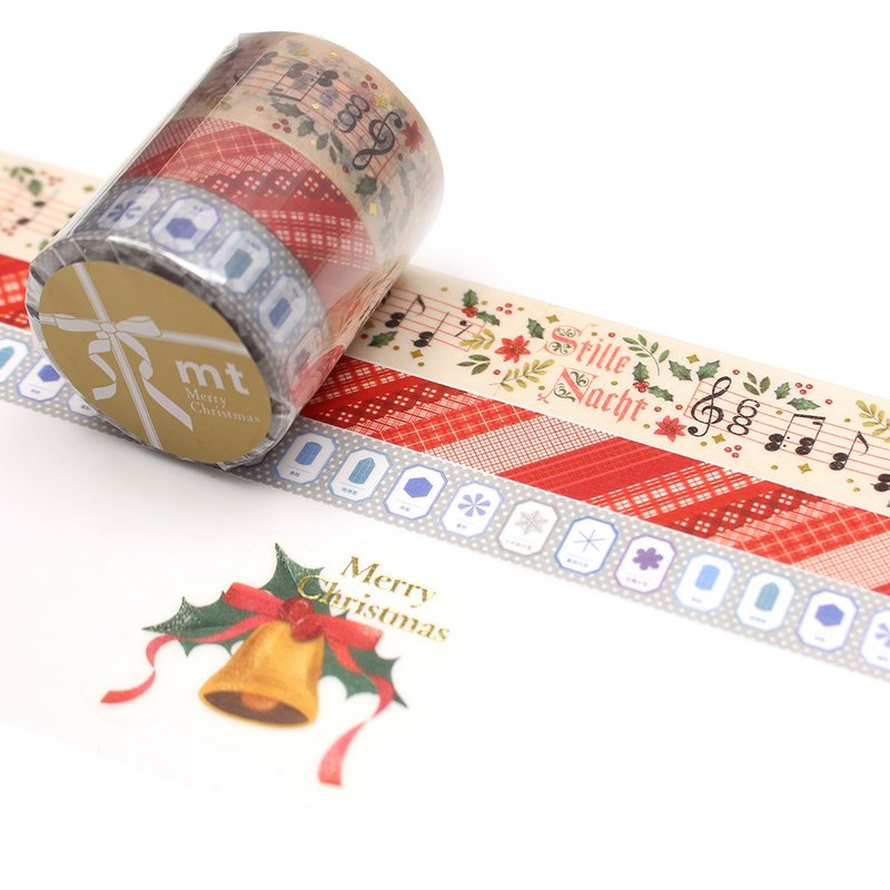 mt Christmas 聖誕和紙膠帶 / 2022限定 B款 (MTCMAS129) - 紙膠帶/和紙/PET - 紙 多色