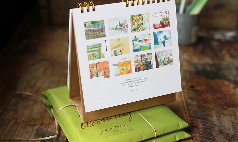 2020 Calendar / Fion Illustrator 10th Anniversary Edition - ปฏิทิน - กระดาษ หลากหลายสี