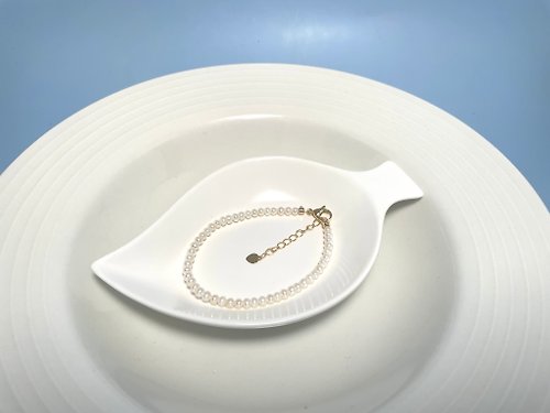 Athena珍珠設計 天然淡水巴洛克珍珠 手環手鏈