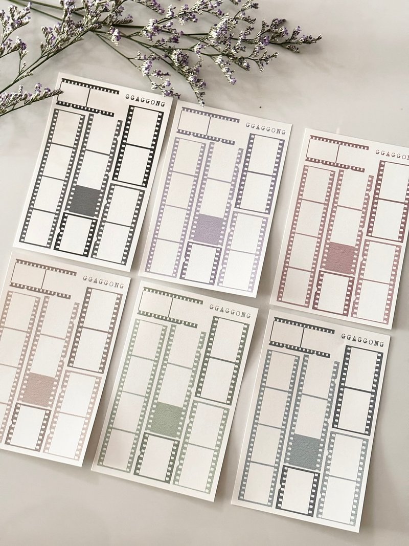 Color film sticker (vellum paper) - 貼紙 - 紙 