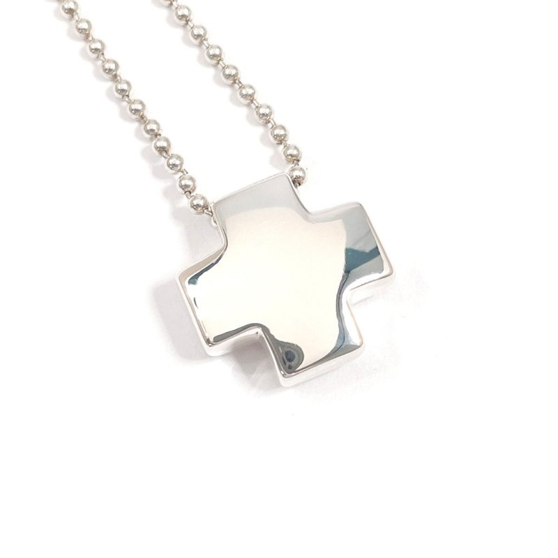 【日本直送 中古美品】ティファニー TIFFANY&Co. ネックレス ローマン クロス シルバー925 新品仕上げ済み - 項鍊 - 純銀 銀色