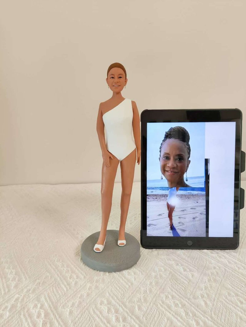 客制化人物公仔 人偶 3D人像畫 似顏繪 肖像 定制 生日 紀念 禮物 - 公仔/玩偶 - 黏土 多色