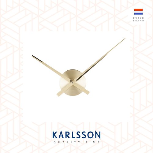 Ur Lifestyle Karlsson Wall clock Little Big Time Gold Mini
