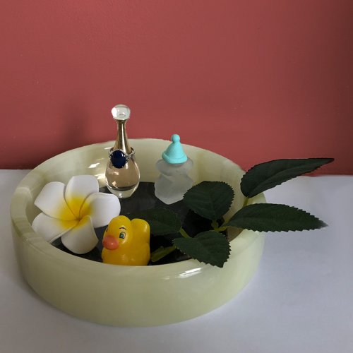 大藝石代｜Artfinity 【ARTFINITY大藝石代】青玉×黑大理石 置物座(菸灰缸