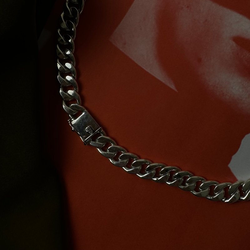 Cuba Chain Necklace - Necklaces - Silver Silver