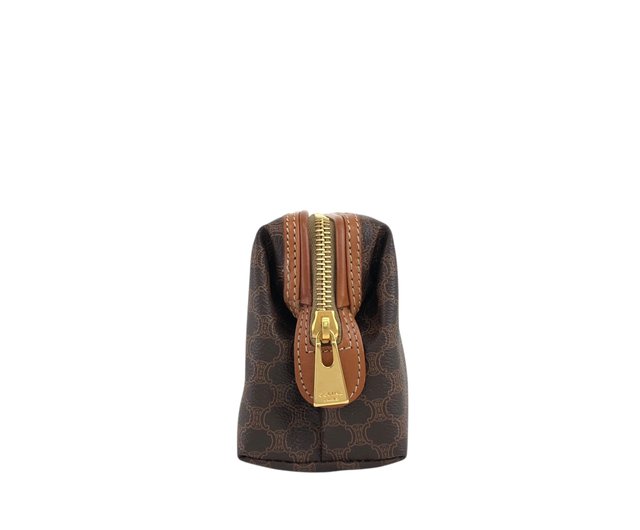 日本直送 名牌中古包 】CELINE セリーヌ マカダム ポーチ